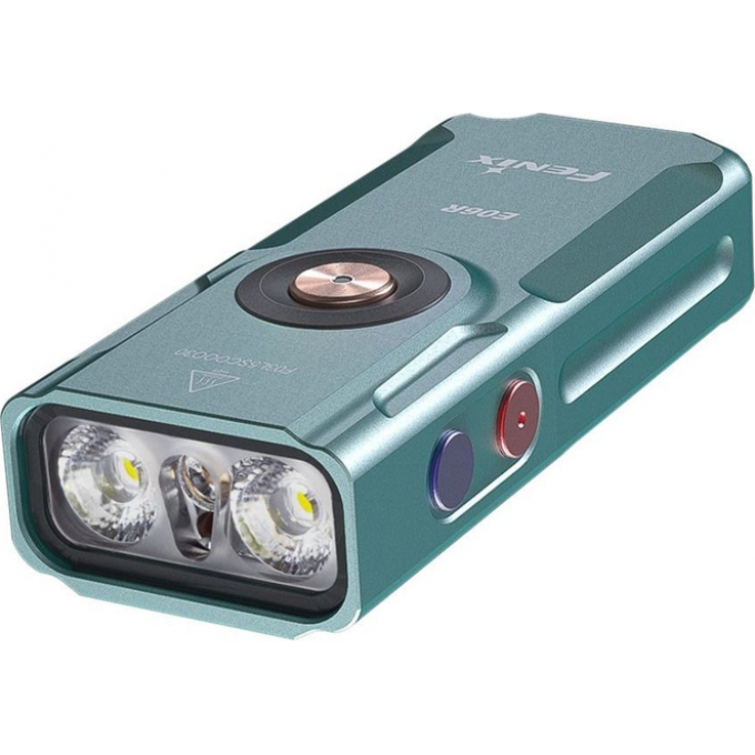 Фонарь-брелок FENIX E06R бирюзовый + Подарок E06RTQ