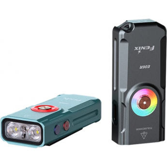 Фонарь-брелок FENIX E06R серый + Подарок